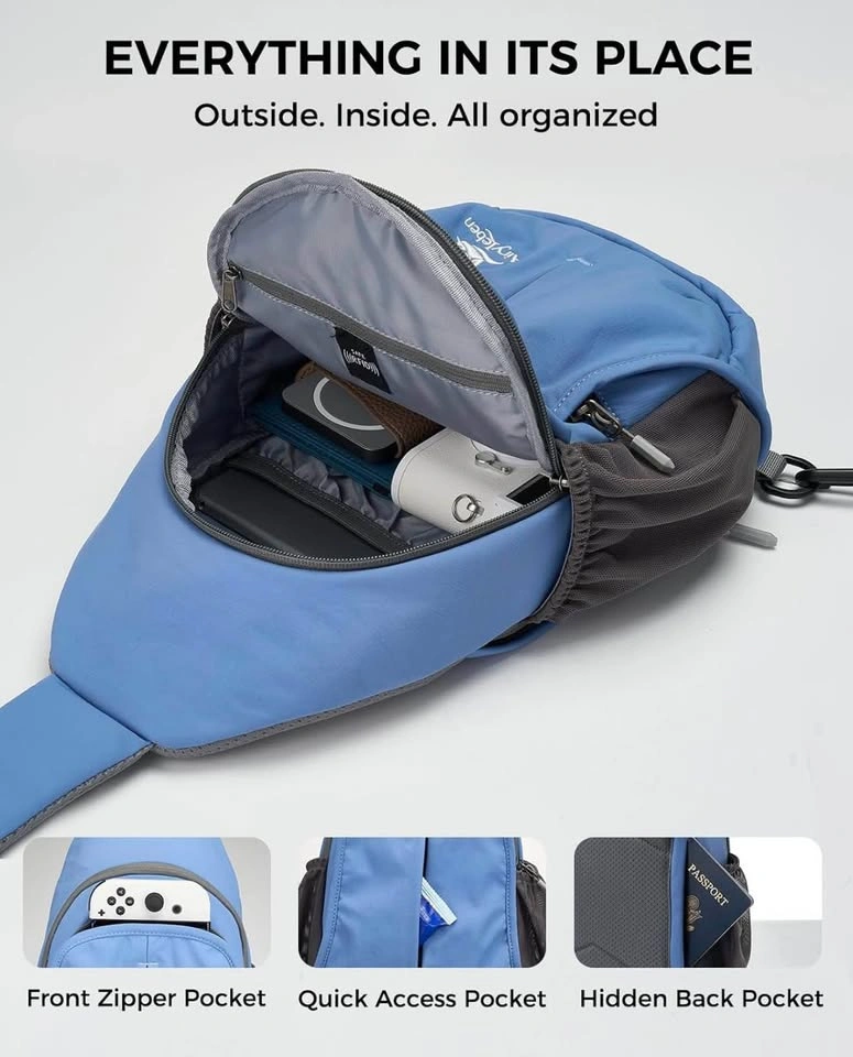 Crossbody Sling Bag RFID Travel Sling Backpack Lightweight - photo 5