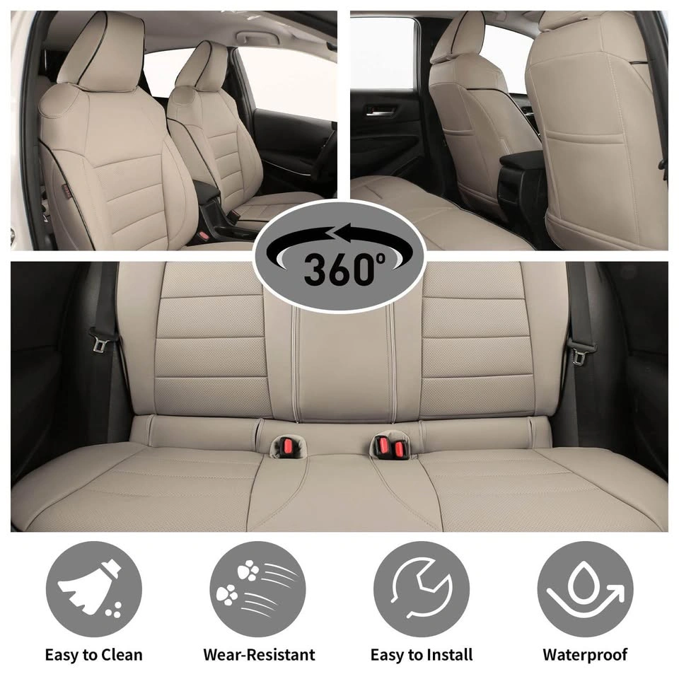 EKR Full Set Seat Covers for Toyota RAV4 Hybrid 2019–2025 – Beig - photo 2