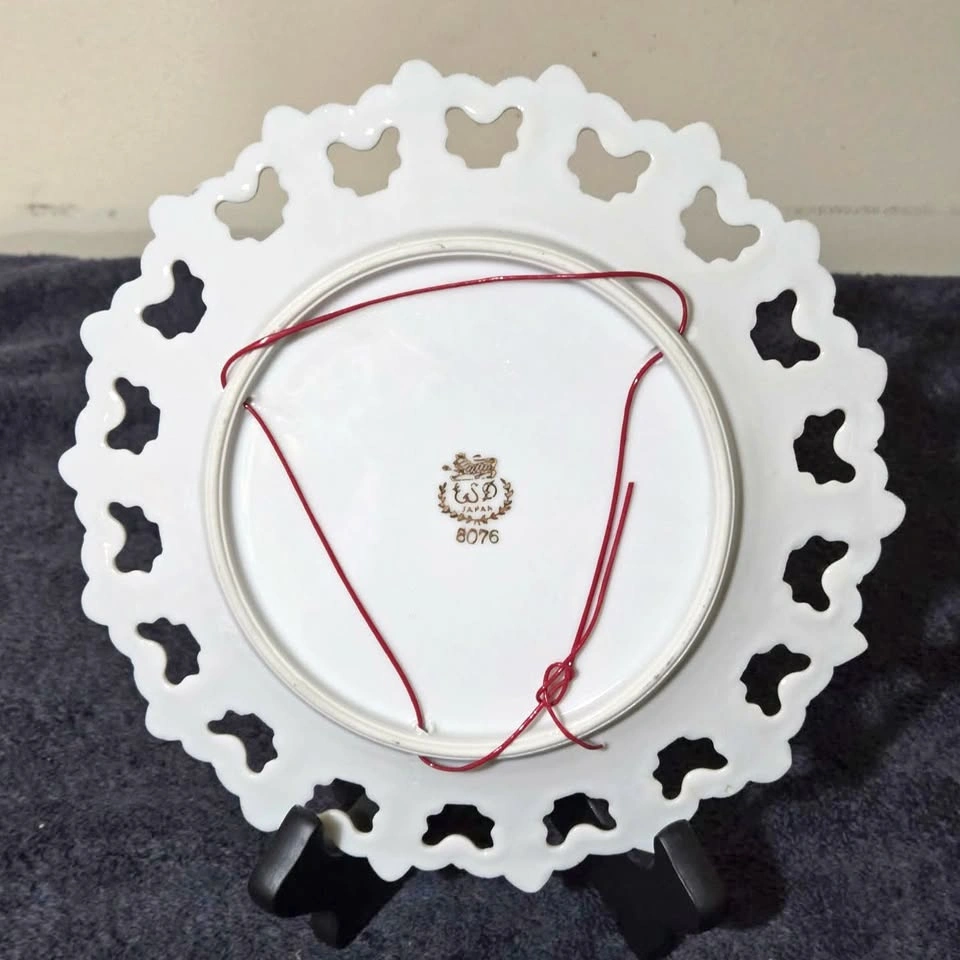Vintage “Bless This House” Porcelain Hanging Plate – 8” - photo 2