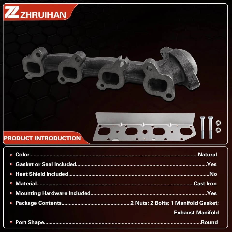 5.7L HEMI Exhaust Manifold Kit w/ Gaskets & Hardware – NEW - photo 2