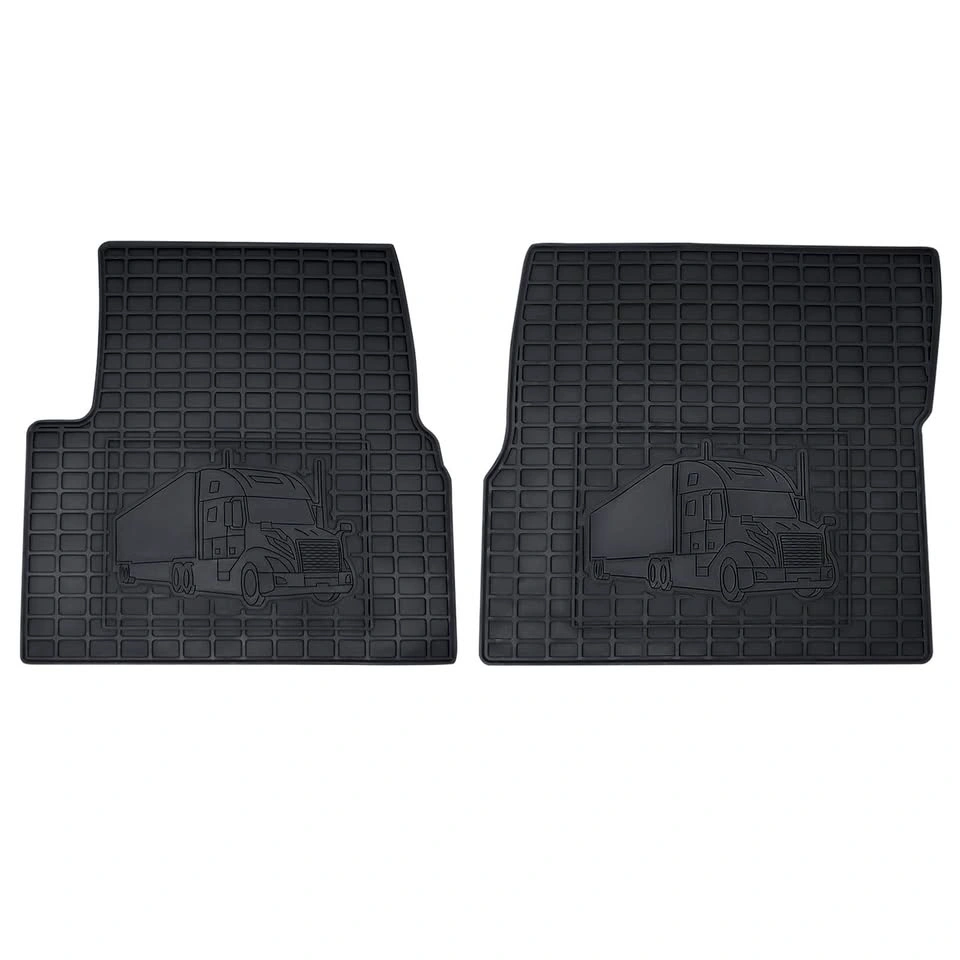Volvo VNL 2004–2017 Heavy Duty Rubber Floor Mats 2PC – NEW