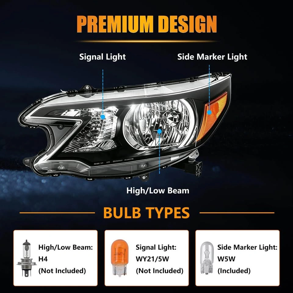 2012–2014 Honda CR-V Headlight Assembly Pair Left & Right – NEW - photo 4