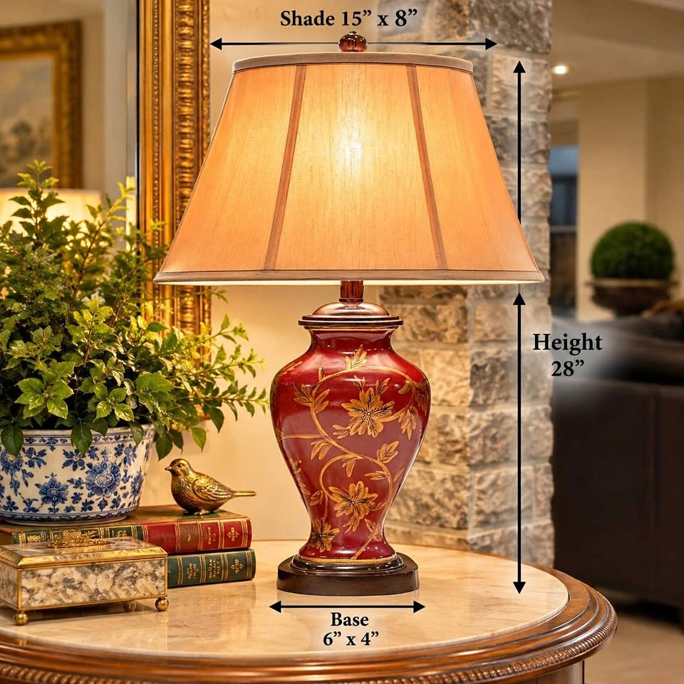 Table Lamp Vintage Chinoiserie Bombay Company