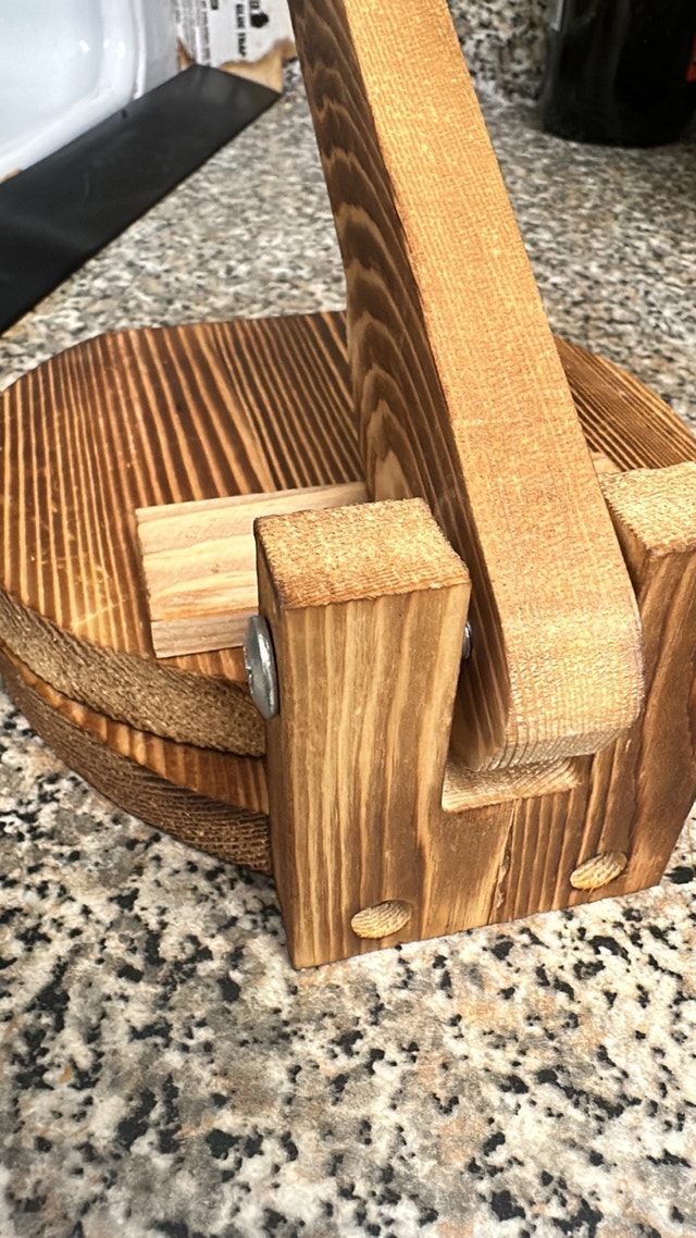 Wooden Tortilla Press