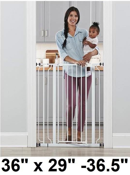 REGALO EASY STEP WALK-THRU METAL SAFETY GATE