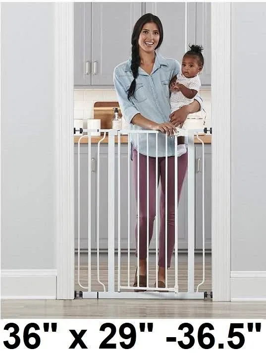 REGALO EASY STEP WALK-THRU METAL SAFETY GATE thumbnail