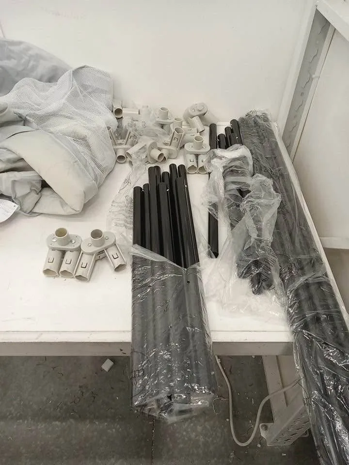 INFANS FOLDABLE INDOOR BABY PLAYPEN - 50" X 50" - GREY image indicator(5)