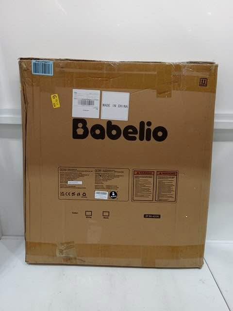 NEW BABELIO Baby/Dog Gate 30" x 29-43" - Black - photo 2