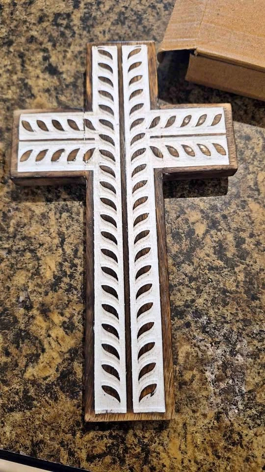 Mango wood cross