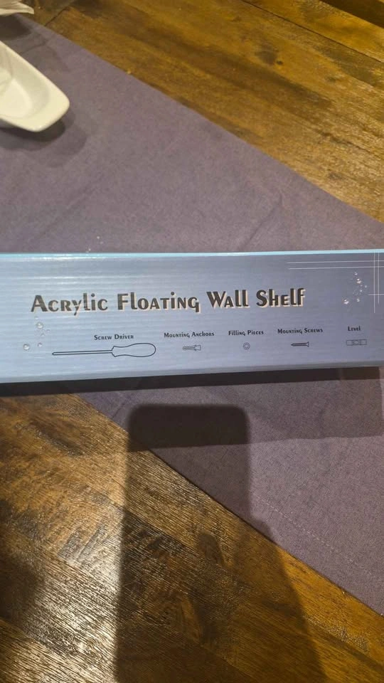 2 pc. Clear acrylic bookshelf rails - photo 3
