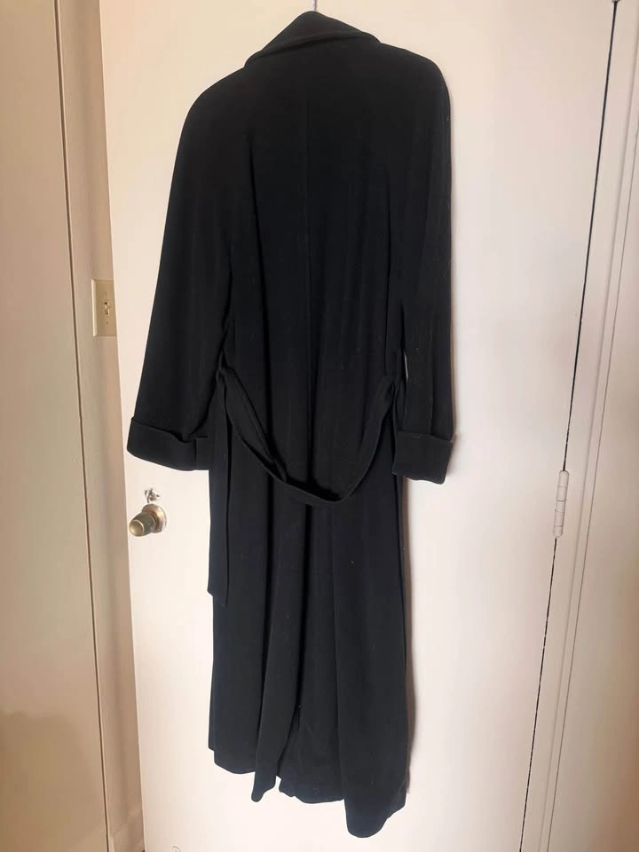 🧥 Elegant Long (Maxi) Black Coat – Jones New York – Size 12 ❄️ - photo 5