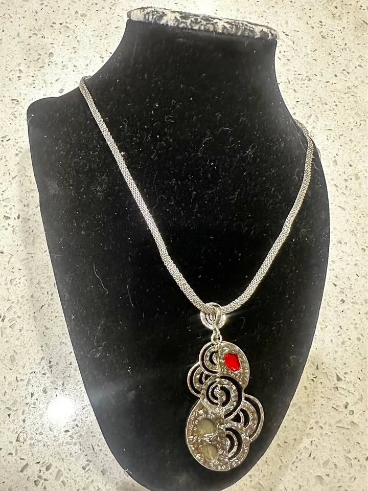 Silver-Tone Statement Necklace