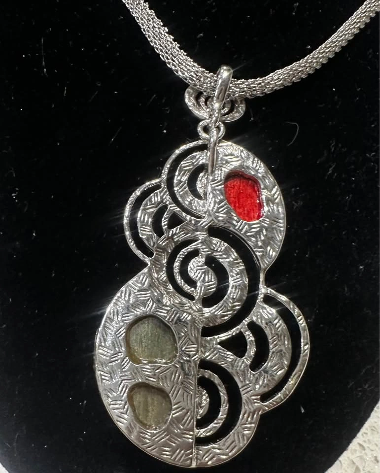 Silver-Tone Statement Necklace - photo 5