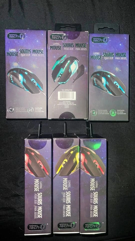 Brand New Gaming Mouse – RGB LED – Wired – Tech 1