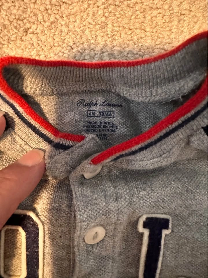 Polo Ralph Lauren Baby Romper 6M - photo 3