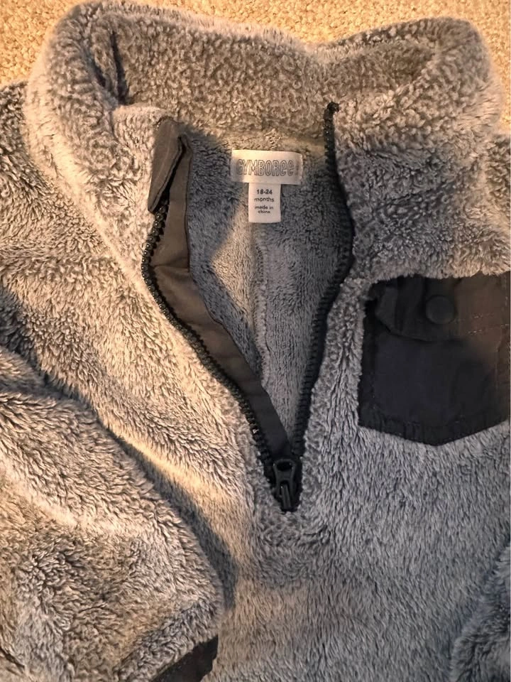 Gymboree Fleece One-Piece Jumpsuit 18-24 Months - photo 2