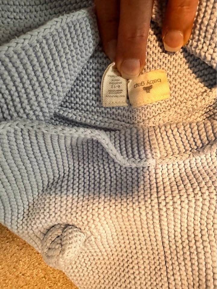 Baby Gap Bear Ear Hooded Cardigan/ sweater - photo 2