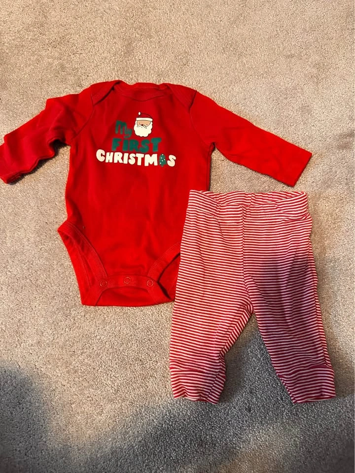 Carter's baby 3M My First Christmas Outfit - photo 2