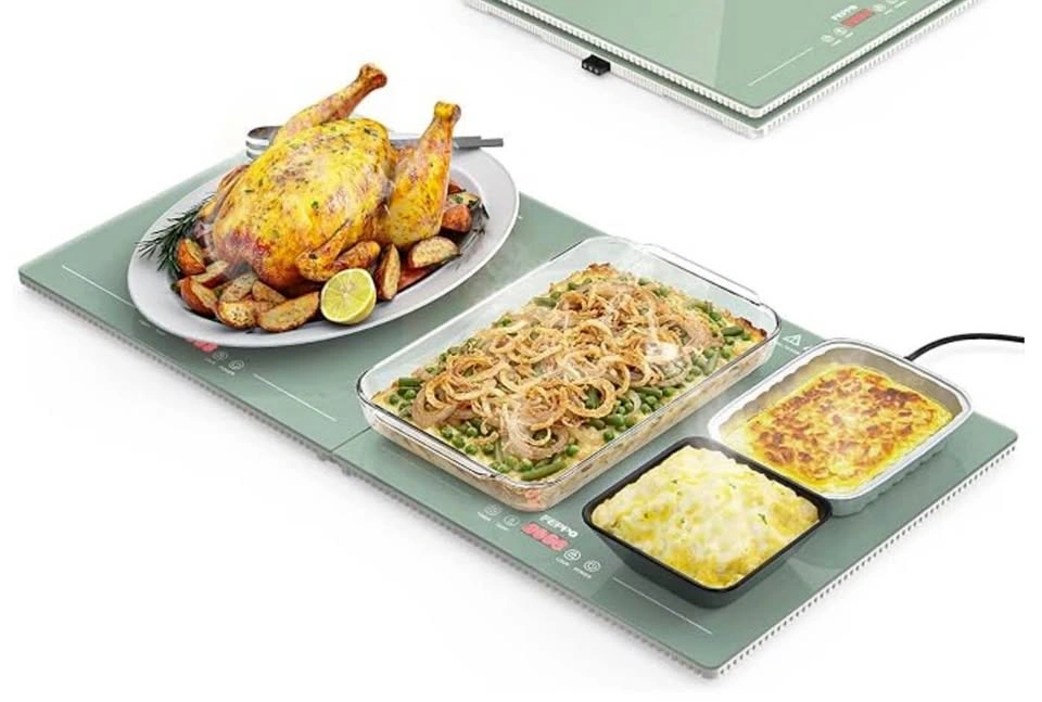 New Electric Warming Tray with Independent Temp & Timer Control