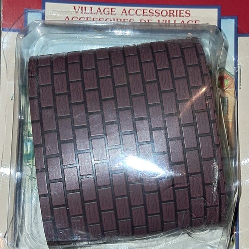 LEMAX Christmas Village Collection PVC BRICK ROAD 1994 NOS
