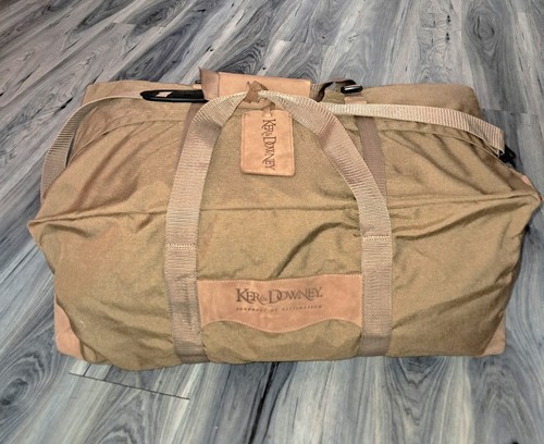 Ker And Downey Large Canvas Duffle Bag With Straps
