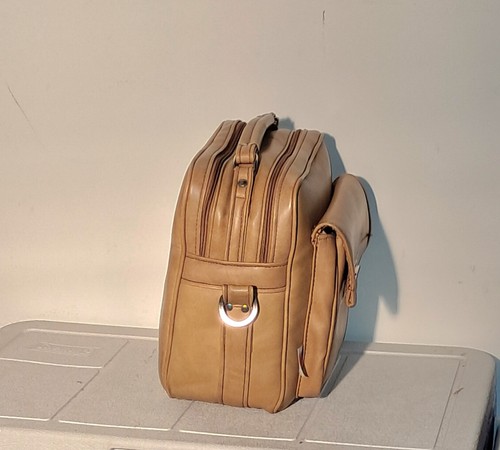 Vintage Marsand Camel Faux Leather Camera Bag - photo 3
