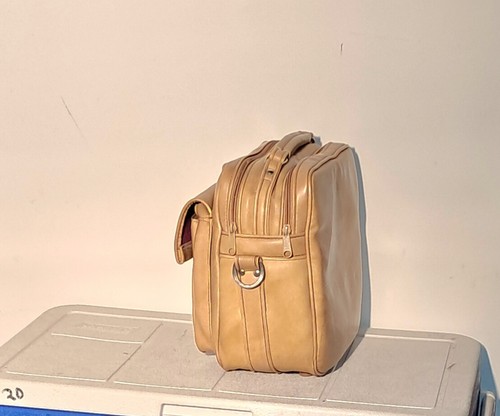 Vintage Marsand Camel Faux Leather Camera Bag - photo 4
