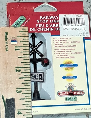 Lemax Railway Stop Light - photo 3