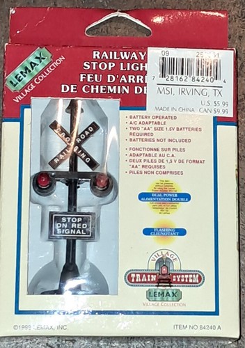 Lemax Railway Stop Light - photo 5