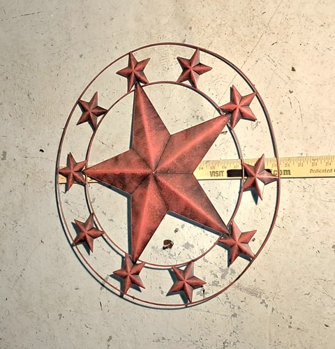 Brownish-Red Star Metal Wire Decor - photo 3