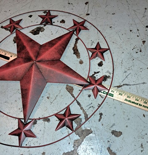 Brownish-Red Star Metal Wire Decor - photo 4
