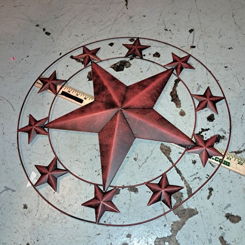 Brownish-Red Star Metal Wire Decor - photo 5