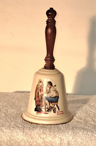 Norman Rockwell Hand Bell "THE TAVERN SIGN PAINTER"