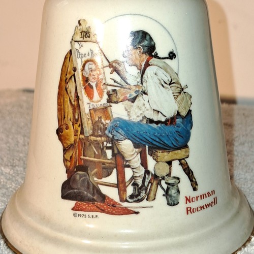 Norman Rockwell Hand Bell "THE TAVERN SIGN PAINTER" - photo 2