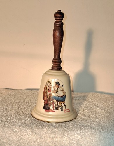 Norman Rockwell Hand Bell "THE TAVERN SIGN PAINTER" - photo 3