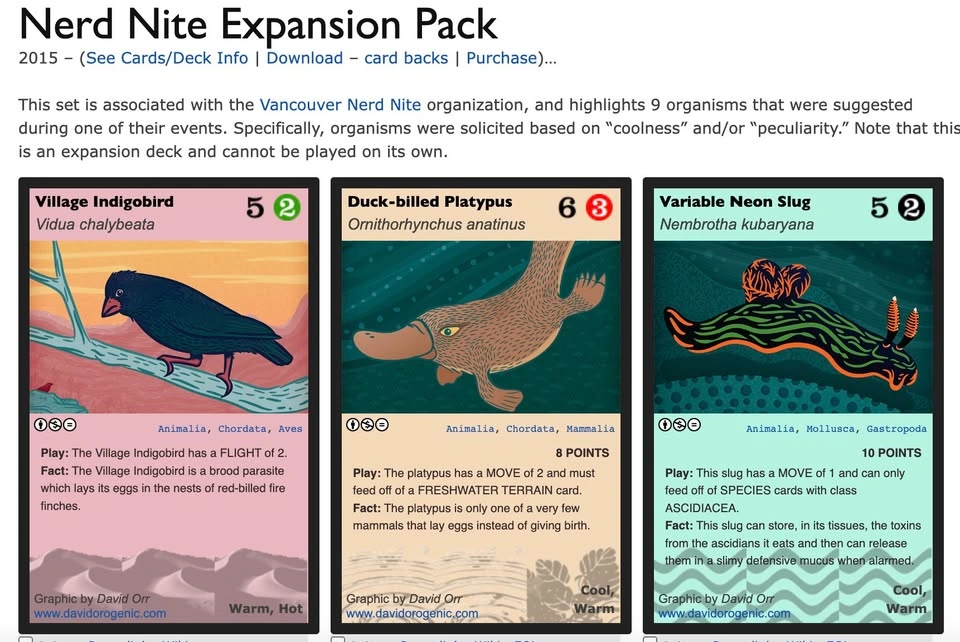 Beaty Biodiversity Card Games - photo 2
