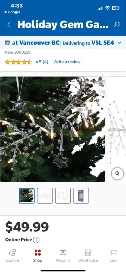 Garland of warm lights - photo 2