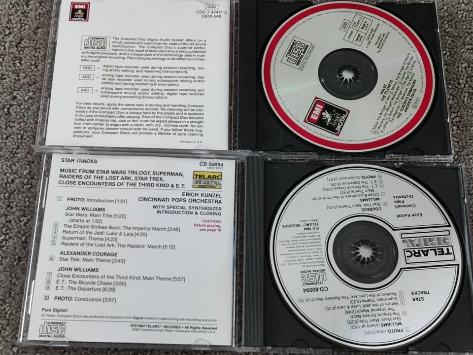 Instrumental CDs - Star Tracks - Star Wars & The Planets - 2 CD - photo 2