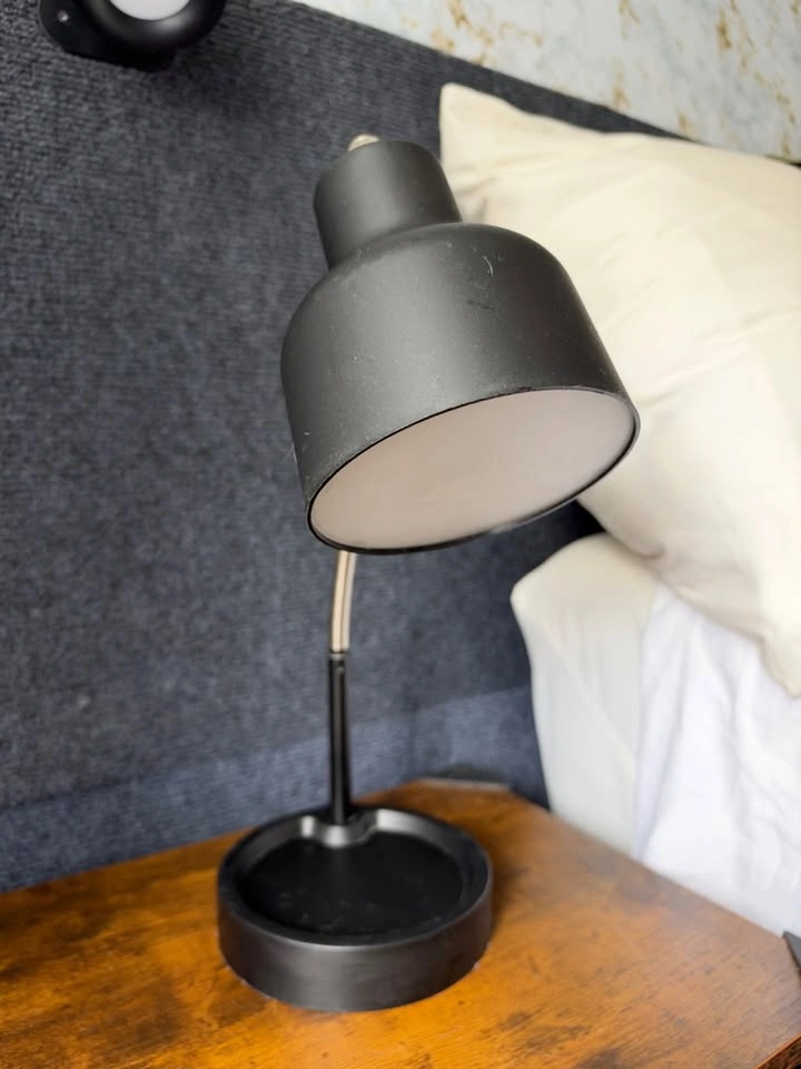 Mainstays LED Desk Lamp with AC Outlet (Matte Black) - photo 3