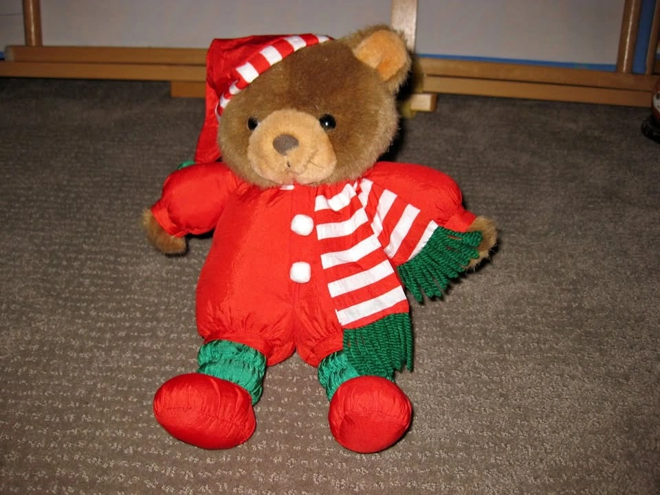 Christmas Bear Stuffies / Stuffed Animals / Plush / Dolls