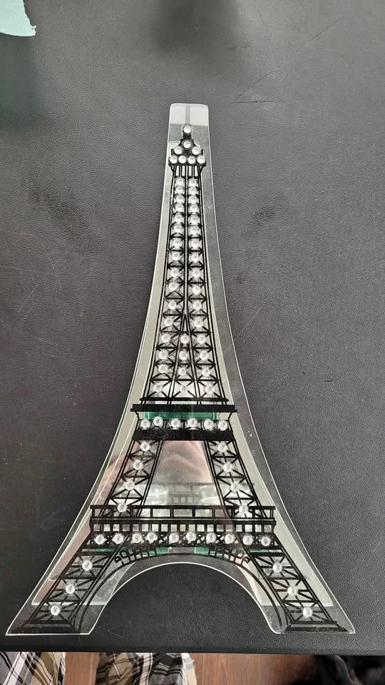 Paris Eiffel Tower Mirrored Tealight 3 Candle Holder - Pier 1