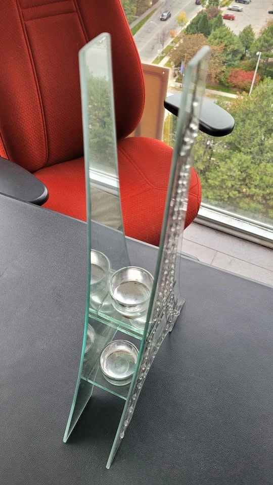 Paris Eiffel Tower Mirrored Tealight 3 Candle Holder - Pier 1 - photo 3