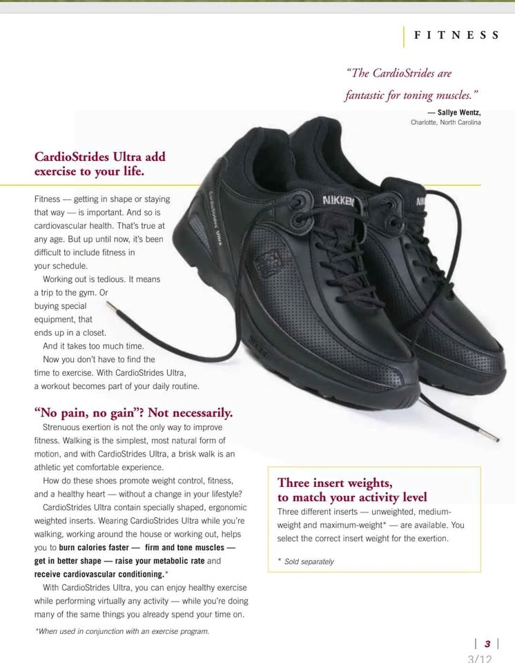 Nikken CardioStrides Ultra Women's Size 8 Black - photo 4
