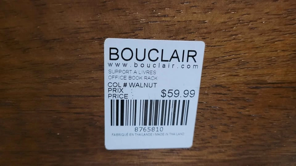 Walnut Wood Desktop Organizer Bouclair - photo 4