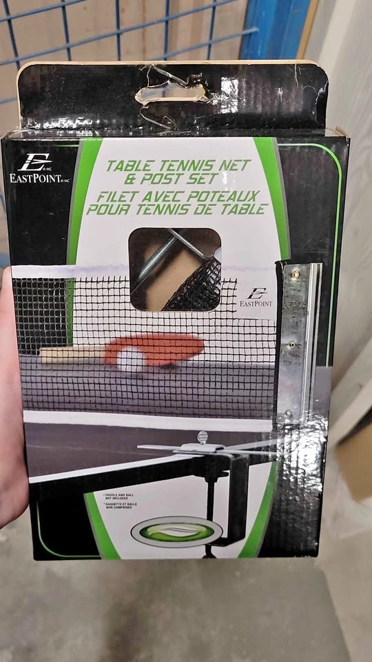 Ping Pong Table Tennis Net and Post Set - New In Box