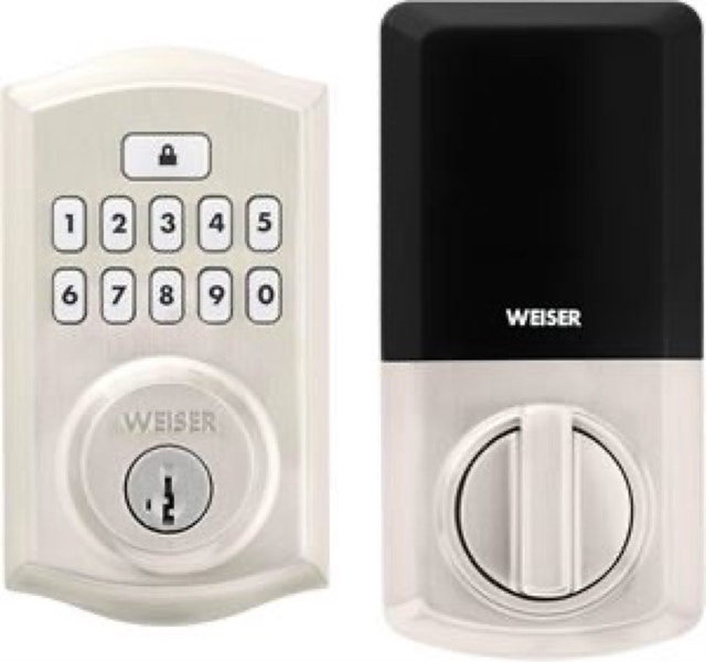 Weiser SmartCode Keypad Deadbolt (Satin Nickel)