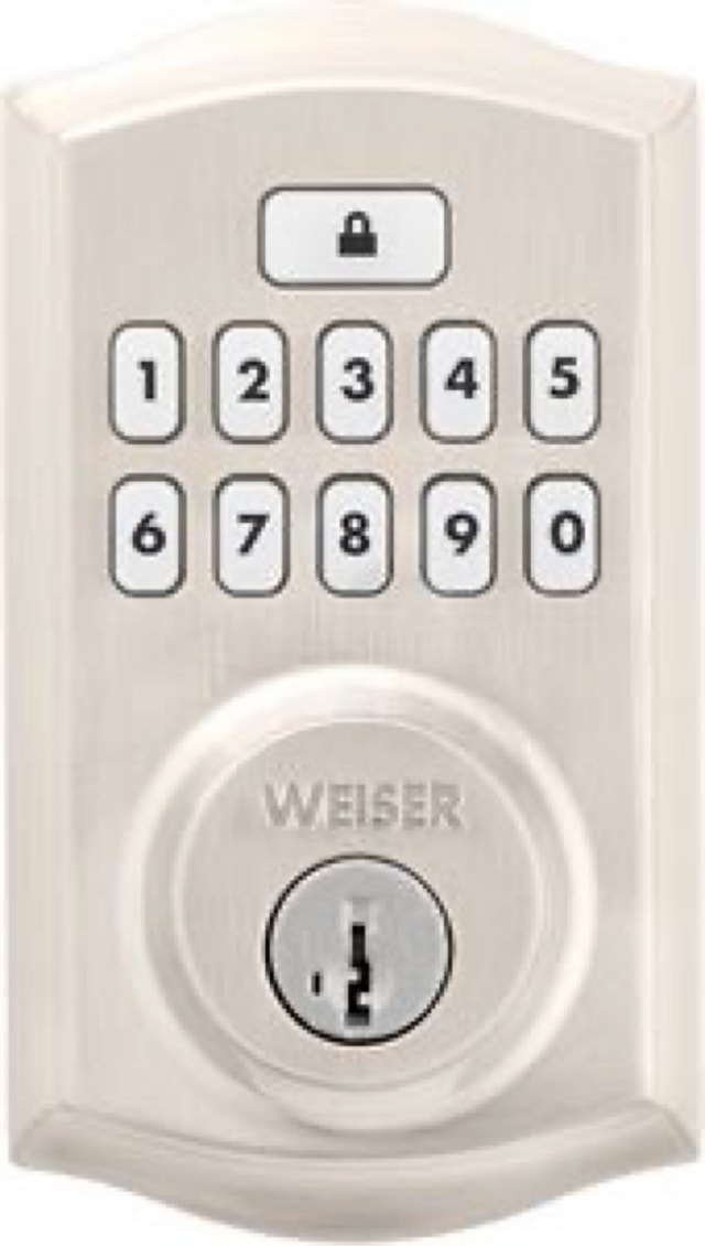 Weiser SmartCode Keypad Deadbolt (Satin Nickel) - photo 4