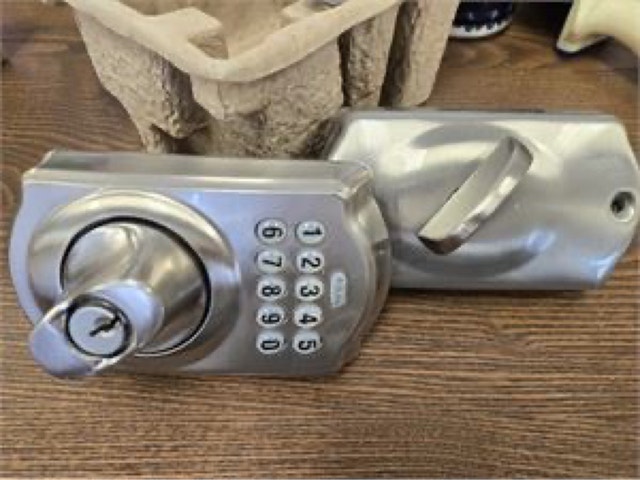 Schlage Keypad Deadbolt (Camelot, Satin Nickel) - Install +$80 - photo 3