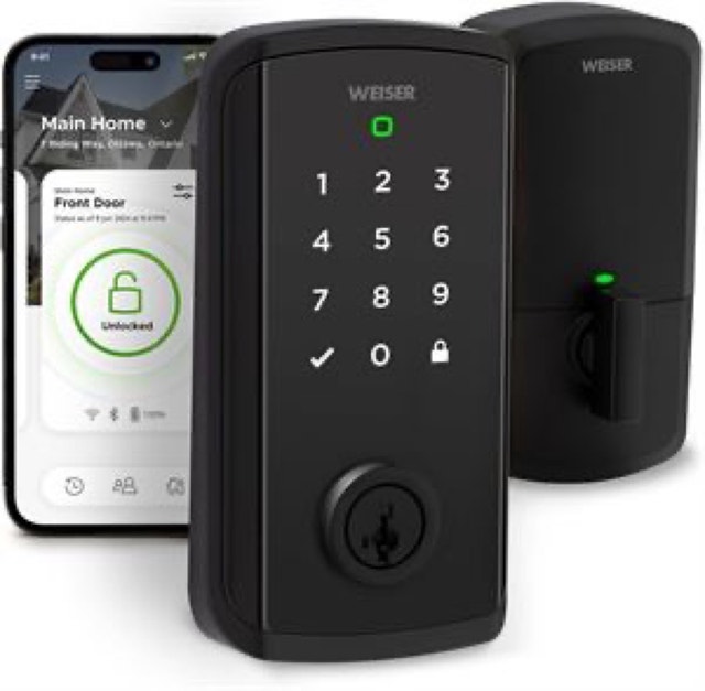 Weiser Halo Select Smart Lock Wi-Fi + Matter (Matte Black)