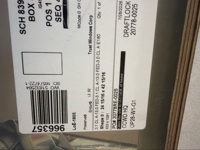 New Triple-Pane Sealed Glass Units (IGU) LoE-180 — 3 pcs - photo 5